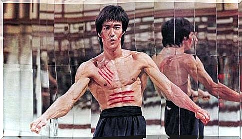 Bruce Lee in film.