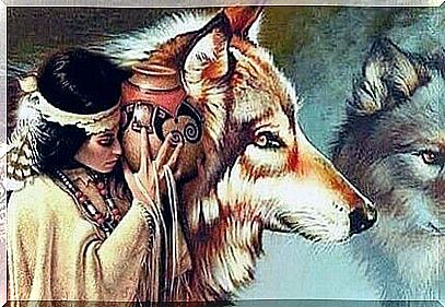 Dakota legend of the woman and the wolves