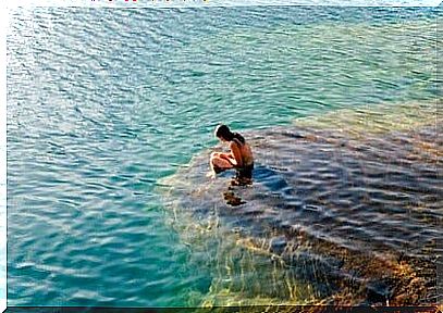 Girl in the water