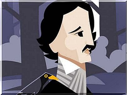 Caricature by Edgar Allan Poe