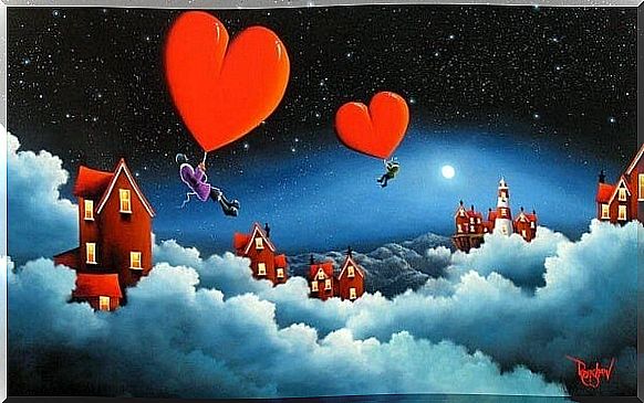 Flying hearts