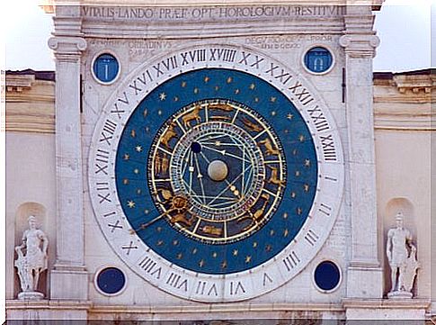 Astronomical clock in Padau